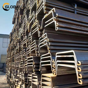 Pila de chapa de acero laminada en caliente Q235 Q345 A36 S355 Pila de chapa de acero Cofferdam de 600mm - Product Image 2