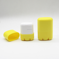 Forme ovale 15g 35g 50g 75g couleur personnalisée vide déodorant bâton conteneur rechargeable déodorant bouteille crème solaire bouteille