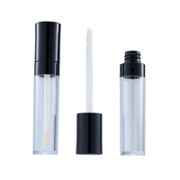 Tube rond avec tube de glaçure à lèvres moyen Emballage de brillant à lèvres cosmétique Tube en plastique cosmétique