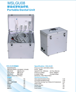 Portable Clinic Mobile Treatment Box <strong>Dental</strong> <strong>Unit</strong>,<strong>Dental</strong> Lab Kit Equipment for Hospital and Clinic - Product Image 2
