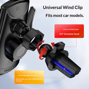 Support de navigation multi-positions à ouverture et fermeture par induction, charge rapide 15W, chargeur sans fil pour voiture Q3, support de téléphone - Product Image 3