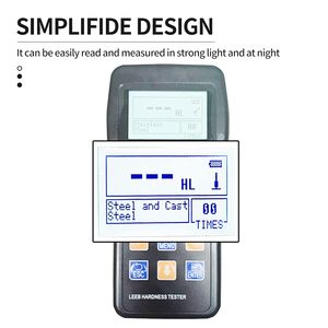 Testeur de dureté Leeb portable en métal avec capteur D, acier inoxydable, cuivre, échelles HL HB HV HRC HRA, 10 matériaux pour kit - Product Image 4