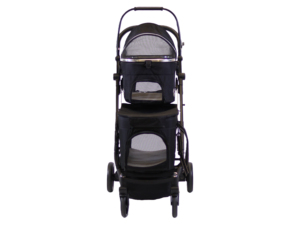 आधुनिक नई फैशनेबल डबल-लेयर सांस लेने योग्य आरामदायक और टिकाऊ चार-पहिया पालतू कुत्ते रोलर बिल्ली - Product Image 3