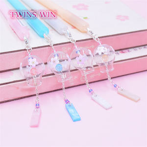 Popüler kırtasiye yazma aracı plastik jel kalem aeolian bells kolye kawaii promosyon hediyeler 2614 - Product Image 2
