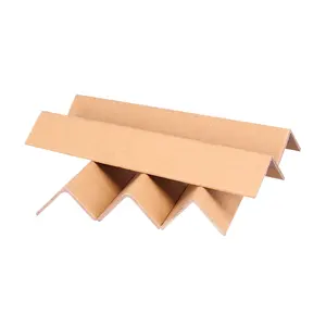 Protetor de canto de papel tipo L para embalagem Kraft Borda de papelão grande protetor de canto de papel para envio