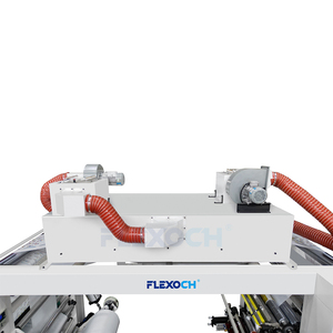 4 màu không dệt CuộN để cuộn Stack in flexo Báo Chí với mở lưỡi và ma sát Rewinder - Product Image 3