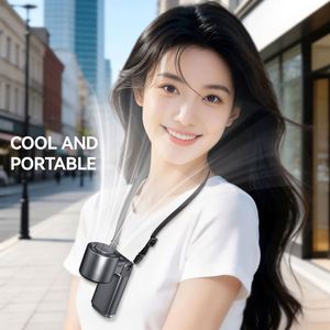 Ultra High Speed 10M/S Turbo Handheld 16°C Refrigeration 6000Mah Battery Portable Ice Fan With Digital Display - Product Image 6
