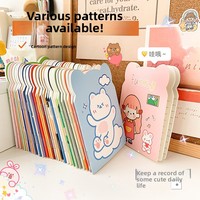 Carnet de notes mignon motif extraterrestre et cœur de fille, petit cadeau avec pochette portable pour l'apprentissage – Grande valeur