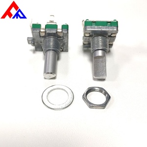 Encodeur rotatif incrémental Fanrui série ED16, 16 mm, 3 broches, axe métallique de 6 mm avec bague, sans interrupteur, options 12/18/24 impulsions - Product Image 2