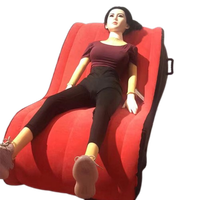 Canapé gonflable pour jeux sexuels BDSM, soutien pour positions profondes, jouets pour adultes, coussin d'amour pour point G, chaise à coussin d'air