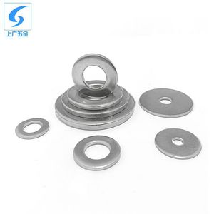 แหวนรองแบบเรียบ เซี่ยงไฮ้และกวางโจว M3 M6 M8 M10 M36 สแตนเลส 304 GBT96-1985 ผิวเรียบ - Product Image 3