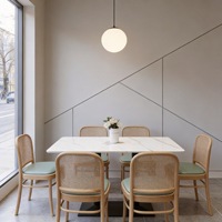 Table et chaises pour salon de thé, restaurant, café, banquette murale, canapé, table et chaises pour snack-bar, pâtisserie