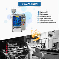 Máquina Envasadora de Miel de 10 ml Totalmente Automática, Vertical, de Alta Velocidad, para Bolsas de Papel y Sobres, con Etiquetado, Envoltura y Tapado, para Uso Alimentario