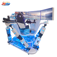 Simulateur de jeu de course automobile 4D Joyplay, machine de jeu d'amusement, simulateur de conduite 5D, simulateur de conduite de voiture d'arcade avec 3 écrans HD