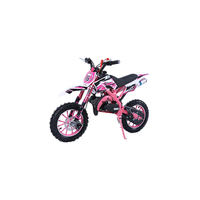Motor Trail Mini Yaztor 49cc 2-tak Silinder Tunggal Berpendingin Udara Starter Tarik 35-40km/jam Motor Trail Anak-anak Remaja
