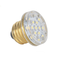 Ampoule led Turbo e27 E14 38mm 1.2w Pixel, lumière multicolore, Cabochon ac24 v