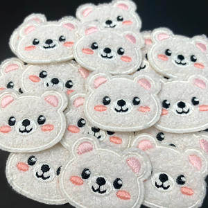 Patchs d'ours en chenille mignons avec support en fer articles de <span class=keywords><strong>mercerie</strong></span> patchs décorations patchs brodés personnalisés pour vêtements - Product Image 1