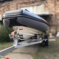 Bateau pneumatique à coque en fibre de verre, type mini-rib, 3M 3.3M, Hypalon