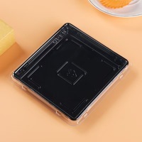 Plateau blister alimentaire transparent pour animaux de compagnie ensemble de couverture de boîte d'emballage de chocolat nama personnalisation