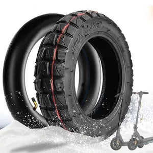 10x2.5in Scooter Outer Tires For MAX G30 E-Scooter Rubber Pneumatic Vacuum Tire With Inner Tube Thickened 10 Inch Off-Road Tire