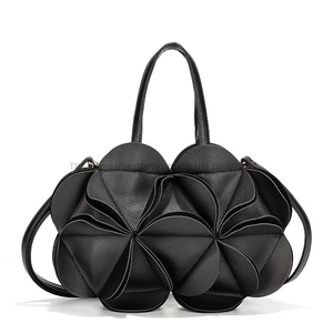 Sac à bandoulière à fermeture éclair en forme de fleur, sac à main plissé mignon, style coréen-japonais pour femmes, Tanjing - Product Image 2