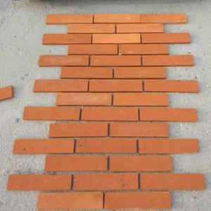 Revêtement mural en briques de <span class=keywords><strong>terre</strong></span> <span class=keywords><strong>cuite</strong></span> naturelles, aspect antique, rouge et gris, prix abordable pour la décoration murale - Product Image 1