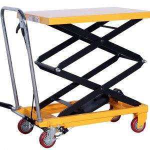 Heavy Duty Hydraulic Scissor Lift Table <b>Trolley</b> with Wheels Industrial Material Handling <b>Platform</b> Cart for Warehouse Use - Product Image 2