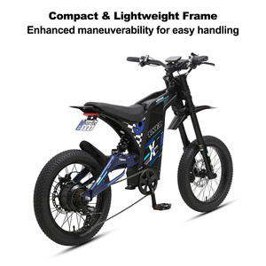 Batería de Litio de 52V/20Ah, Motocicleta Todoterreno de 7 Velocidades, Cuadro de 20 Pulgadas, Motor de Alta Potencia de 1200W con Motor de Buje Trasero para una Potencia Superior - Product Image 2