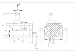 एक्वेरियम और फव्वारे के लिए कम बिजली परिसंचारी पानी पंप सबमर्सिबल पंप - Product Image 5