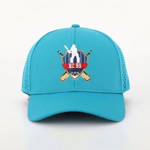 Diseña Tu Propio Logotipo Bordado Personalizado, Gorra Deportiva de 6 Paneles para Adultos, 100% Poliéster y Spandex, Perforada con Corte Láser, Gorras para Papá - Product Image 2