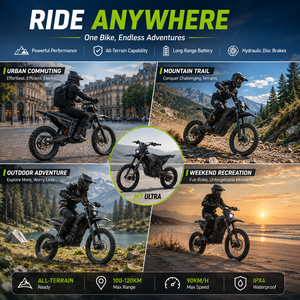Motocicleta Eléctrica Todoterreno con 250 Nm de Torque, 7000 W de Potencia Máxima, Frenos Hidráulicos, Acero con Alto Contenido de Carbono, para <span class=keywords><strong>Enduro</strong></span> - Product Image 4