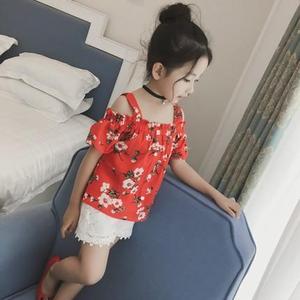 T-shirt tendance pour fille, manches longues, épaules dénudées, style halter, à prix avantageux - Product Image 1