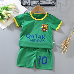Children's Football Uniform <strong>Boys</strong> and <strong>Girls</strong> Summer Jersey 0-10 Years Old <strong>Short</strong>-sleeved <strong>Shorts</strong> Quick-drying Mesh Breathable Suit - Product Image 4