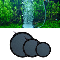 Accessoire d'aquarium moderne en plastique de conception en céramique 220v pompe à oxygène fabricant de bulles de pierre de sable plateau de disque de pierre d'air pour aquarium