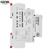 Relais à impulsion GEYA GRM8-01 AC230V à mémoire, 2 bobines, à verrouillage, 24VAC