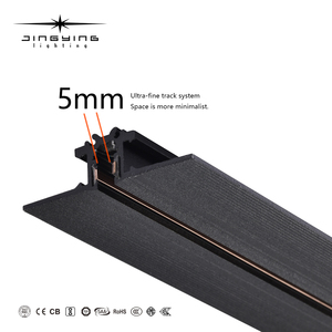 5mm Encastré Piste DC24V 1m 2m 3m Système d'éclairage sur rail magnétique en aluminium - Product Image 4