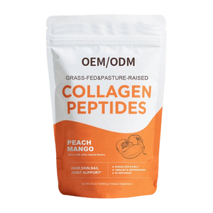 Colágeno Hidrolizado en Polvo con Vitamina C, Sabor Mango, Fácil de Mezclar y Disolver, Apoya la Hidratación de la Piel, Cabello y Uñas, 1 Sobres Diarios - Product Image 1