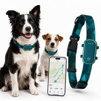 Collier de suivi intelligent Qcool pour animaux de compagnie avec gestion cloud du partage d'appareils, application multilingue, faible MOQ, approvisionnement en gros