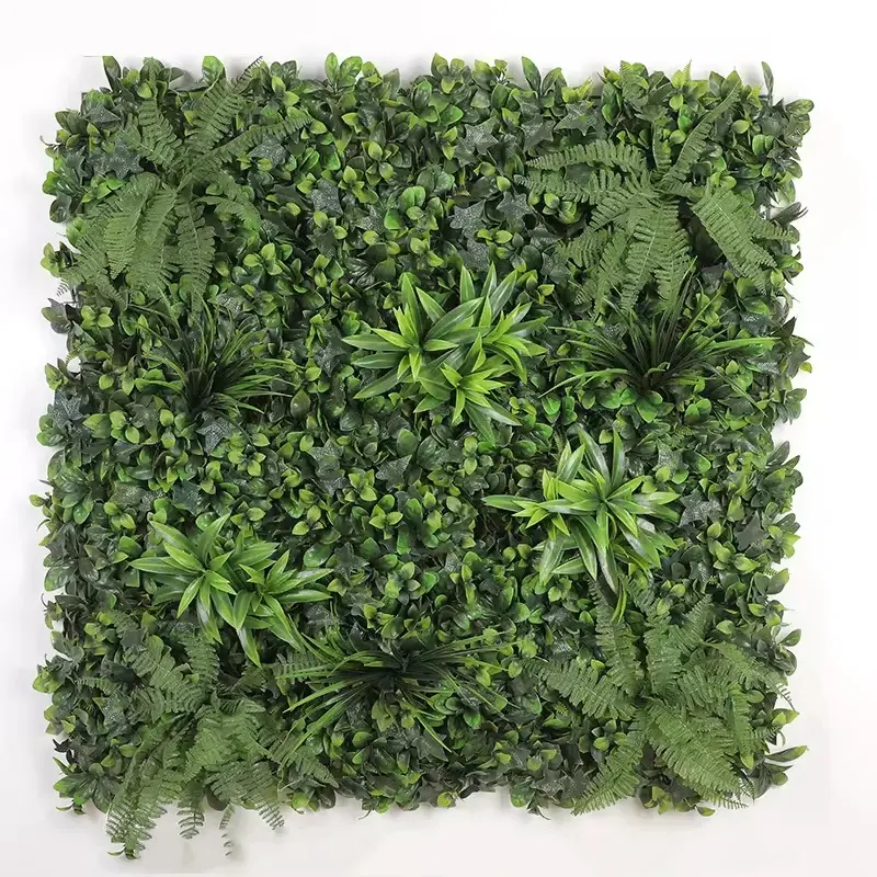Parede de grama artificial parede chinesa planta verde parede artificial carregada ao ar livre