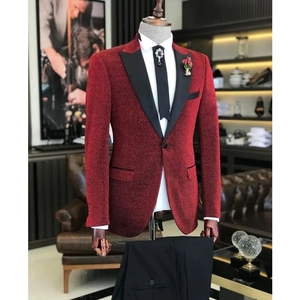 <span class=keywords><strong>Costume</strong></span> <span class=keywords><strong>homme</strong></span> <span class=keywords><strong>bordeaux</strong></span> brillant 2 pièces Blazer pantalon <span class=keywords><strong>noir</strong></span> un bouton revers à pointe affaires mince mariage marié <span class=keywords><strong>Costume</strong></span> sur mesure <span class=keywords><strong>Homme</strong></span> - Product Image 3