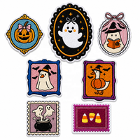 Patch brodé mignon d'Halloween, motif fantôme, citrouille, sorcière, applique en tissu pour vêtements d'enfants, vestes, sweats à capuche, chapeaux, sacs, DIY