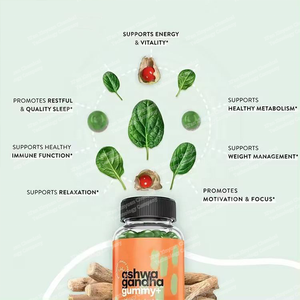Gomitas de Ashwagandha de Marca Privada Más Vendidas para el Estrés y el Sueño, Suplemento para Adultos para Calmar y Relajar - Product Image 3