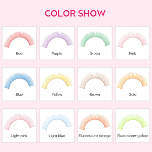 Extensions de <span class=keywords><strong>cils</strong></span> pré-fabriquées Green Spikes Lashes, effet mouillé mat 5D, <span class=keywords><strong>cils</strong></span> floraux en forme de fleur, <span class=keywords><strong>cils</strong></span> jaunes effilés, bouquets de <span class=keywords><strong>cils</strong></span> - Product Image 6