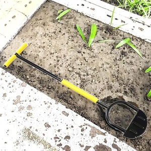Half Moon Garden Edging Spade Hand Serrated Step <b>Lawn</b> Edger Tool with Grade Handle for Yard <b>Lawn</b> <b>Edge</b> Trimming - Product Image 2