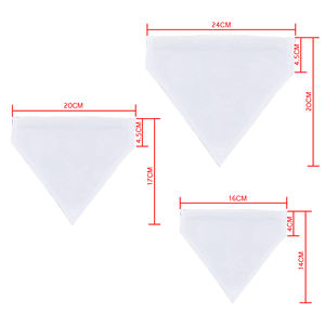 طقم تسخير الحيوانات الأليفة ، رموش وضغط حراري ، وشاح باندانا للكلاب الفارغة - Product Image 3