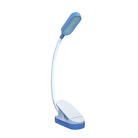 Wason nouveau populaire meilleure vente 3 Modes lumière de bureau à intensité variable en continu 9 * USB-C LED lecture de nuit Rechargeable dans la lumière de livre de lit