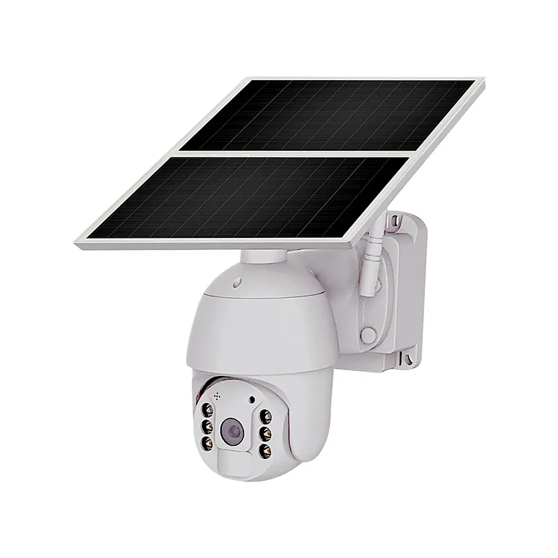 Wholesale Outdoor Ubox Smart 4G Wifi HD 1080P 2MP PTZ IP Wireless CCTV Security Camera with 20W Solar Panel Floodlight
