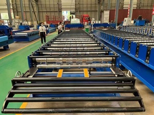 Tegola zincata completamente automatica TR72 TR101 ibr lamiera trapezoidale per tetti che fa la macchina per la formatura di rulli per tegole vendita calda in messico - Product Image 5