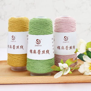 <span class=keywords><strong>Fil</strong></span> à tricoter en lin mélangé 32s <span class=keywords><strong>fil</strong></span>é à anneaux, vente en gros SY-007 Guangdong - Product Image 1