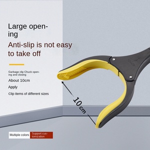 Pince à déchets transfrontalière en acier inoxydable à long manche <span class=keywords><strong>télescopique</strong></span> réglable et robuste, vente en gros - Product Image 1